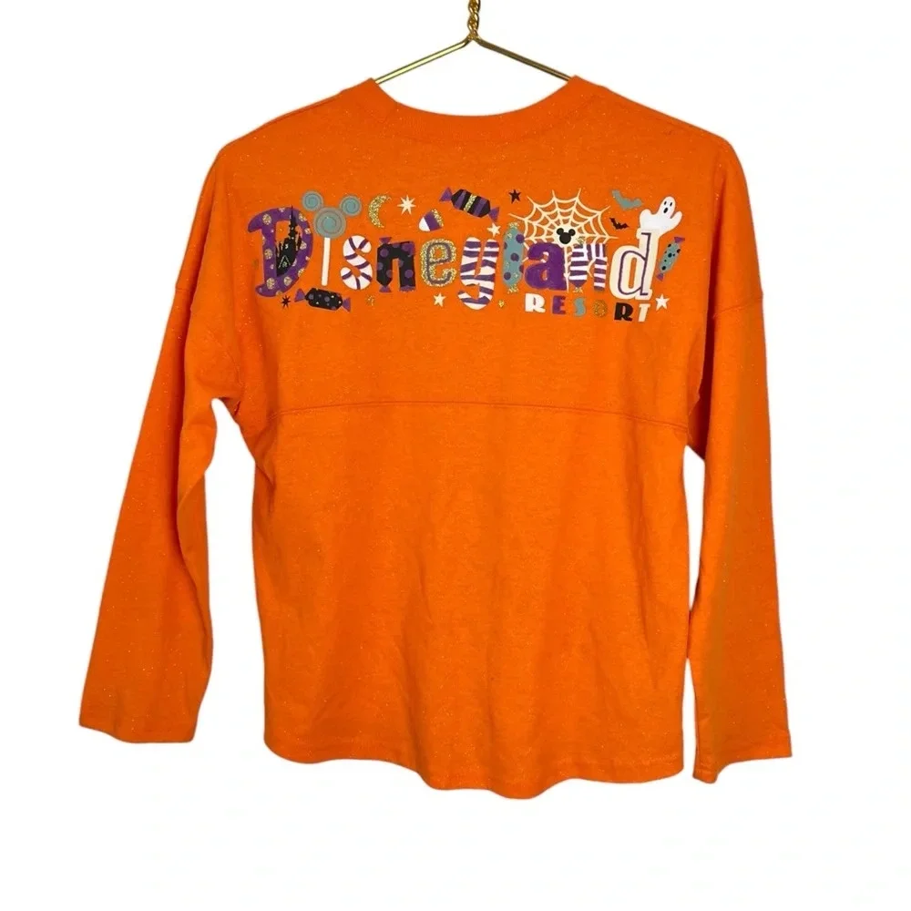 Disneyland Mickey Minnie Mouse Candy Treats Halloween Spirit Jersey Glitter Kids
